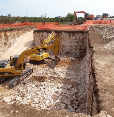 Lavori di completamento di Via lama di Macina in Zona Industriale - Bisceglie