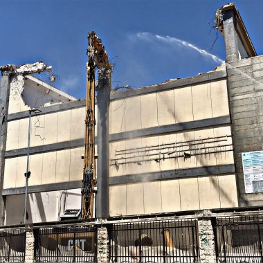 Lavori di demolizione per la riqualificazione della Sala Alta Tensione del Politecnico di Bari presso il campus E. Quagliarello